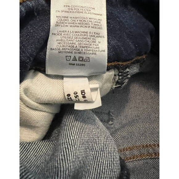 Express Wide Leg Super High Rise Jeans Women's Size 2r - No Belt - Retro 70s - Picture 9 of 13